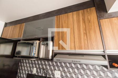 Apartamento à venda com 54m², 1 quarto e 2 vagasDetalhe cozinha