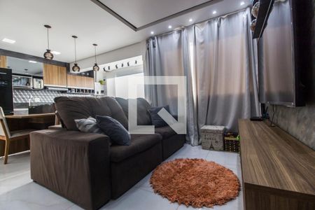 Sala de TV de apartamento à venda com 1 quarto, 54m² em Alphaville Empresarial, Barueri