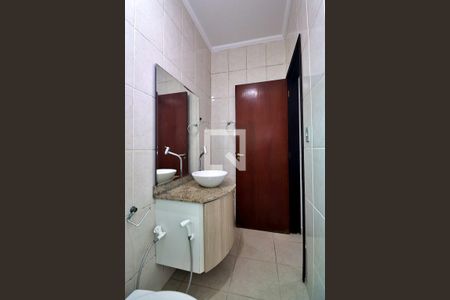 Banheiro da Suíte de casa à venda com 3 quartos, 214m² em Parque Oratorio, Santo André