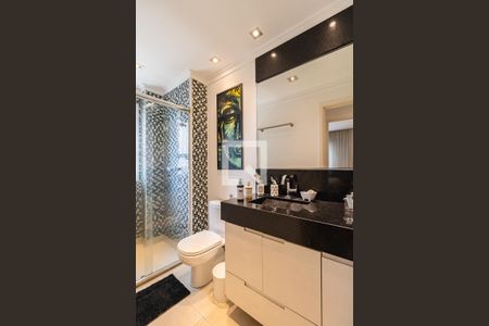 Banheiro de apartamento à venda com 1 quarto, 51m² em Alphaville Conde Ii, Barueri
