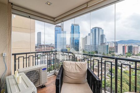 Sala de apartamento à venda com 1 quarto, 51m² em Alphaville Conde Ii, Barueri