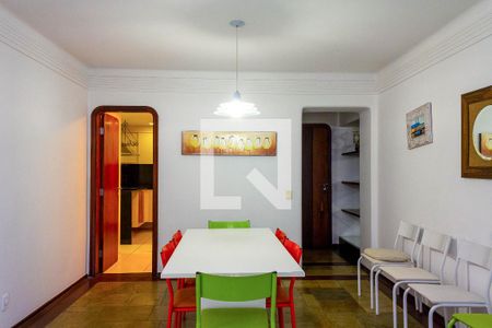 Sala de apartamento para alugar com 3 quartos, 130m² em Jardim Tres Marias, Guarujá
