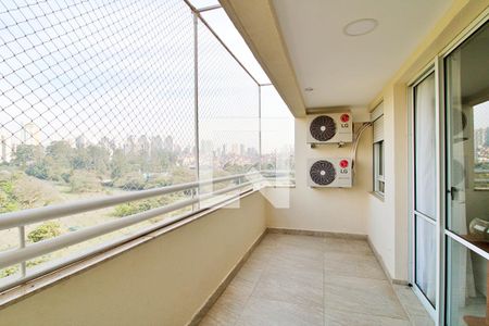 Varanda da Sala de apartamento à venda com 4 quartos, 258m² em Paraíso do Morumbi, São Paulo