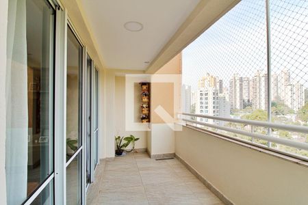 Varanda da Sala de apartamento à venda com 4 quartos, 258m² em Paraíso do Morumbi, São Paulo