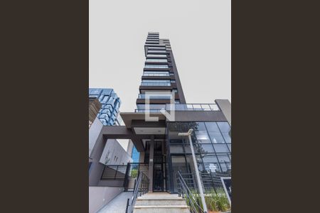 Fachada do Condomínio de apartamento para alugar com 1 quarto, 67m² em Pinheiros, São Paulo
