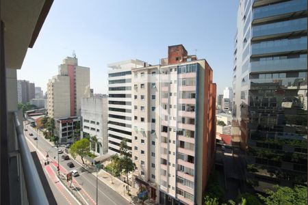 Apartamento para alugar com 36m², 1 quarto e sem vagaVaranda - Vista