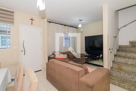 Sala de casa de condomínio à venda com 3 quartos, 87m² em Vila Isolina Mazzei, São Paulo