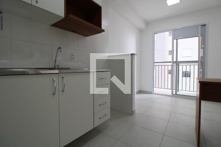 Cozinha e Área de Serviço de apartamento para alugar com 1 quarto, 28m² em Jardim Caravelas, São Paulo