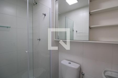 Banheiro de apartamento para alugar com 1 quarto, 28m² em Jardim Caravelas, São Paulo