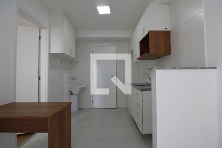 Cozinha e Área de Serviço de apartamento para alugar com 1 quarto, 28m² em Jardim Caravelas, São Paulo