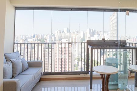 Varanda de kitnet/studio para alugar com 1 quarto, 42m² em Bela Vista, São Paulo