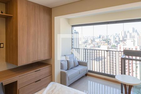 Varanda de kitnet/studio para alugar com 1 quarto, 42m² em Bela Vista, São Paulo