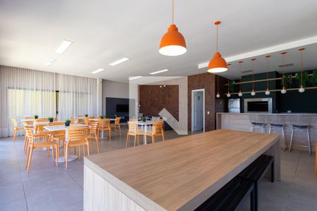 Casa para alugar com 120m², 2 quartos e 2 vagas Casa para alugar com 120m², 2 quartos e 2 vagasÁrea comum - Churrasqueira