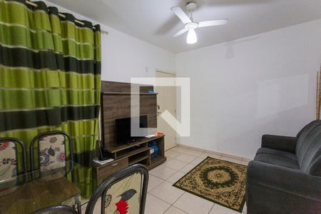 Sala de apartamento para alugar com 2 quartos, 44m² em Gávea, Uberlândia