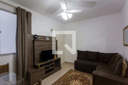 Sala de apartamento para alugar com 2 quartos, 44m² em Gávea, Uberlândia