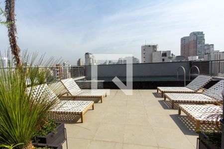 Studio à venda com 21m², 1 quarto e sem vaga Studio à venda com 21m², 1 quarto e sem vagaÁrea comum - Piscina