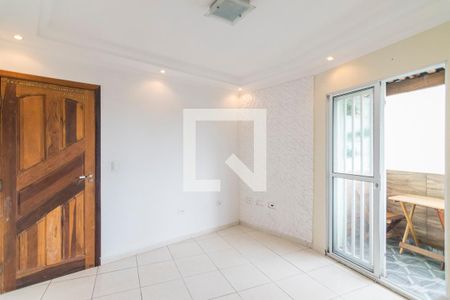 Sala de apartamento à venda com 2 quartos, 68m² em Vila Valparaíso, Santo André