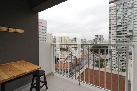 Varanda de apartamento à venda com 1 quarto, 26m² em Vila Nova Conceição, São Paulo