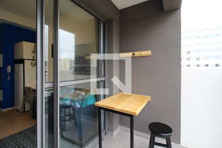 Varanda de apartamento à venda com 1 quarto, 26m² em Vila Nova Conceição, São Paulo