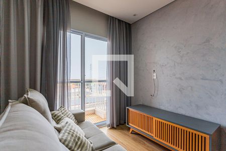 Sala de apartamento para alugar com 2 quartos, 54m² em Vila Humaitá, Santo André