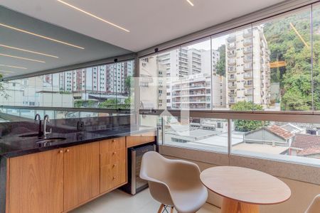 Varanda de apartamento à venda com 3 quartos, 110m² em Botafogo, Rio de Janeiro