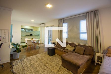 Sala/Quarto de apartamento para alugar com 1 quarto, 54m² em Jardim Primavera, Campinas