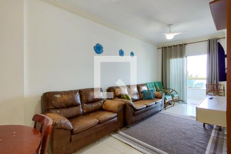 Sala de apartamento para alugar com 2 quartos, 70m² em Caiçara, Praia Grande