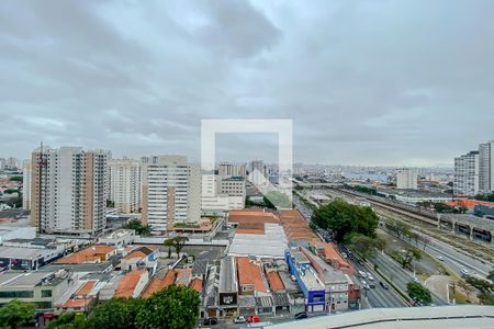 Vista daVaranda e Lavanderia de kitnet/studio à venda com 1 quarto, 23m² em Quarta Parada, São Paulo