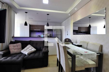 Sala de apartamento para alugar com 2 quartos, 55m² em Santa Maria, Santo André