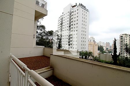 Varanda da Sala de apartamento à venda com 1 quarto, 50m² em Vila Andrade, São Paulo