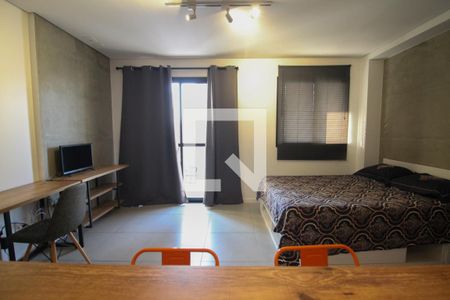 quarto / cozinha de kitnet/studio para alugar com 1 quarto, 33m² em Santana, São Paulo