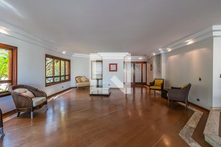 Sala de casa de condomínio para alugar com 6 quartos, 420m² em Alphaville, Santana de Parnaíba
