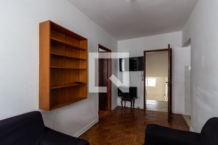 Sala de apartamento para alugar com 1 quarto, 31m² em Canto do Forte, Praia Grande