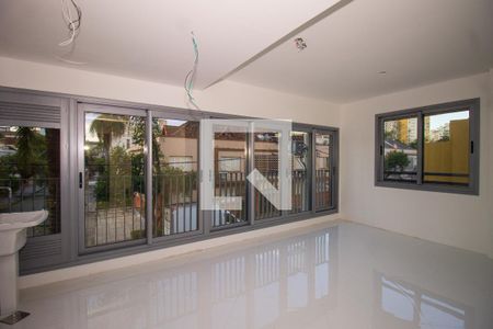 Sala/Cozinha de apartamento à venda com 2 quartos, 74m² em Menino Deus, Porto Alegre