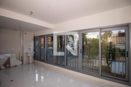 Sala/Cozinha de apartamento à venda com 2 quartos, 74m² em Menino Deus, Porto Alegre