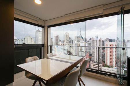 Varanda de apartamento à venda com 1 quarto, 38m² em Aclimação, São Paulo