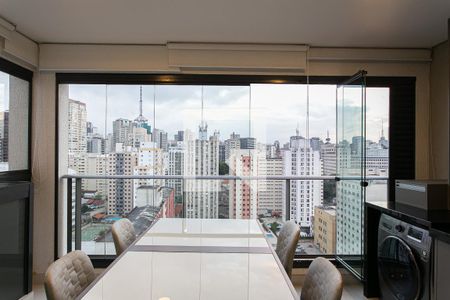 Varanda de apartamento à venda com 1 quarto, 38m² em Aclimação, São Paulo