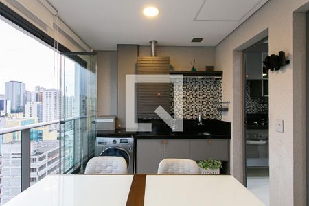 Varanda de apartamento à venda com 1 quarto, 38m² em Aclimação, São Paulo