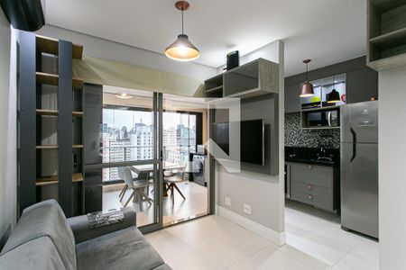 Sala de apartamento à venda com 1 quarto, 38m² em Aclimação, São Paulo