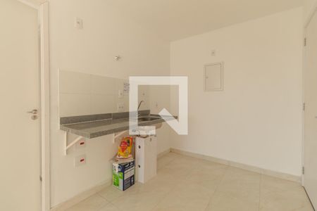 Sala e cozinha de apartamento à venda com 1 quarto, 33m² em Penha de França, São Paulo