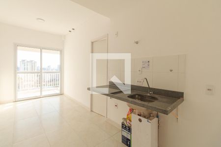 Sala e cozinha de apartamento à venda com 1 quarto, 33m² em Penha de França, São Paulo