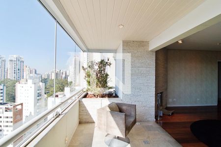 Varanda da Sala de apartamento à venda com 3 quartos, 366m² em Vila Andrade, São Paulo