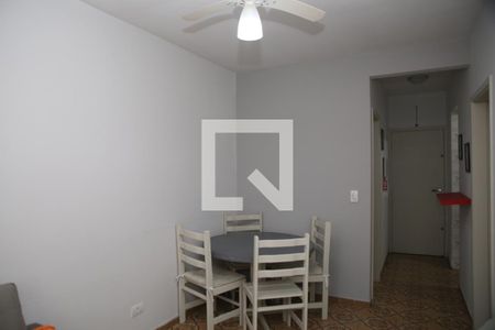 Sala de apartamento para alugar com 1 quarto, 56m² em Canto do Forte, Praia Grande