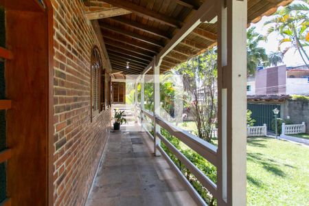 Varanda da Sala de casa à venda com 7 quartos, 580m² em Trevo, Belo Horizonte