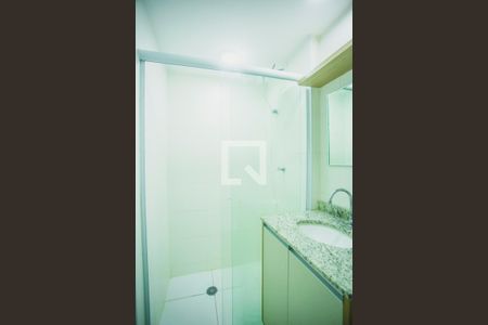 Banheiro de kitnet/studio para alugar com 1 quarto, 24m² em Vila Clementino, São Paulo