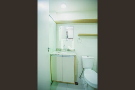 Banheiro de kitnet/studio para alugar com 1 quarto, 24m² em Vila Clementino, São Paulo