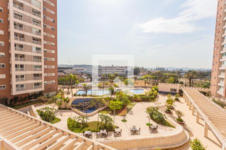 Vista da Varanda da Sala de apartamento para alugar com 2 quartos, 58m² em Vila Homero Thon, Santo André