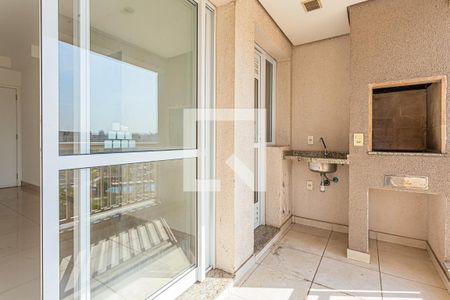 Varanda da Sala de apartamento para alugar com 2 quartos, 58m² em Vila Homero Thon, Santo André