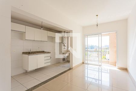 Sala de apartamento para alugar com 2 quartos, 58m² em Vila Homero Thon, Santo André
