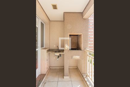 Varanda da Sala de apartamento para alugar com 2 quartos, 58m² em Vila Homero Thon, Santo André